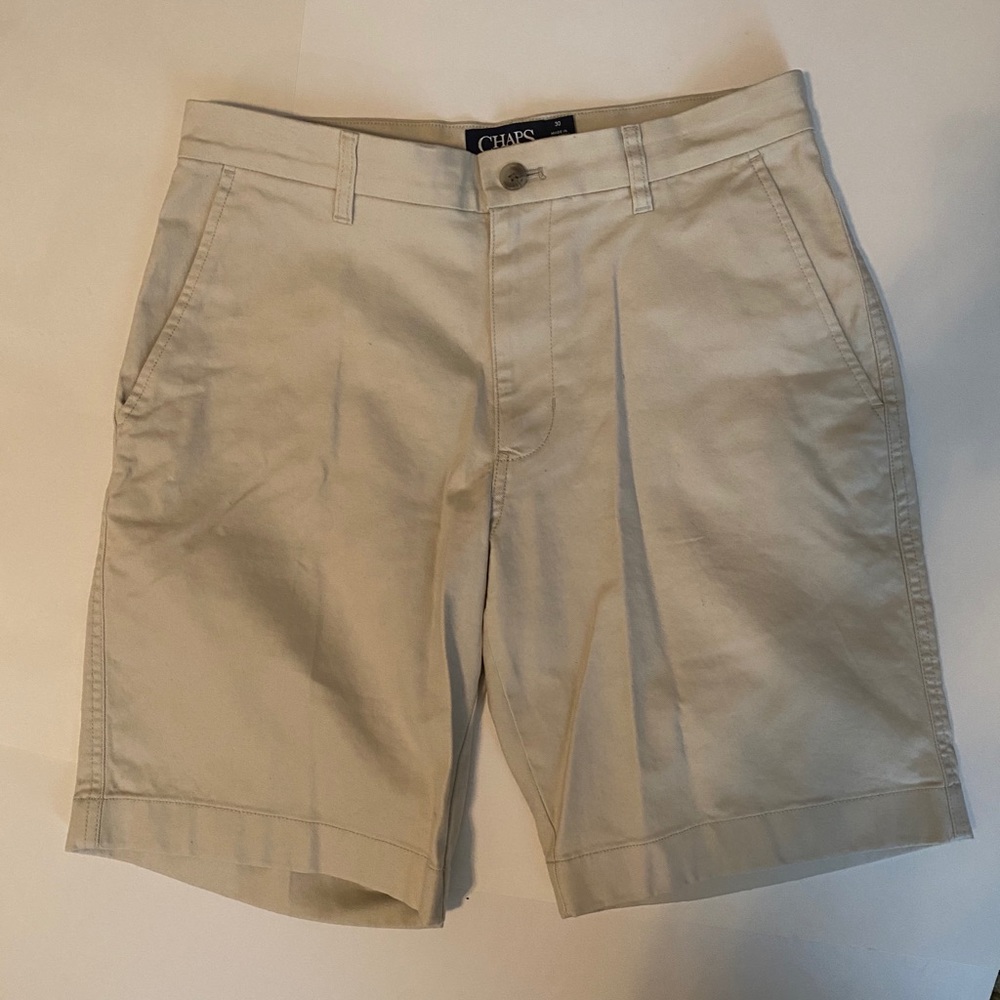 Men’s Chaps Khaki Casual Dress Shorts